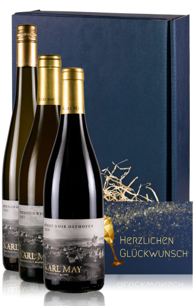 Weinpräsent 3er Herzlichen Glückwunsch
