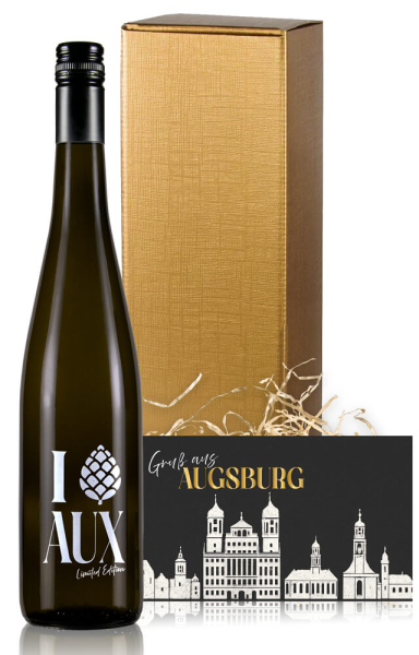 Weingeschenk Gruß aus Augsburg Weißwein
