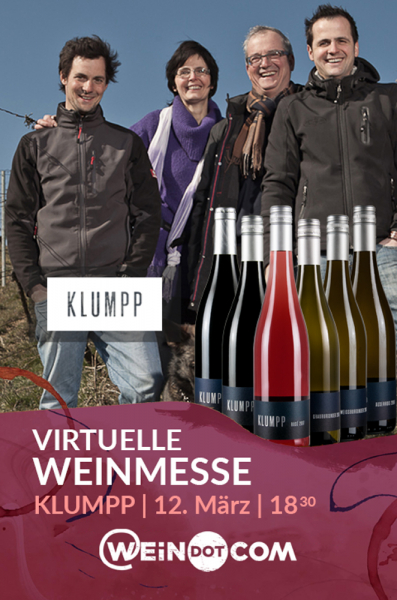 Klumpp Messepaket - Online Weinprobe & Ticket