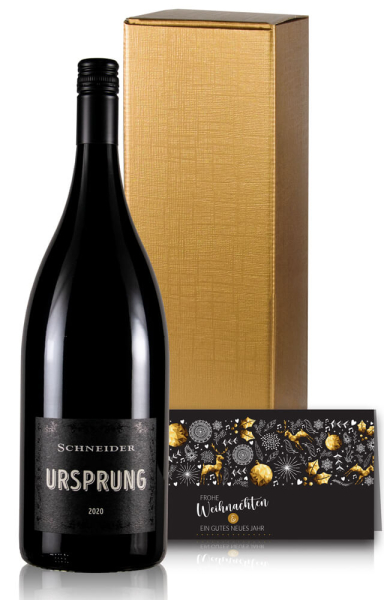 Weingeschenk Ursprung Magnum Weihnachten