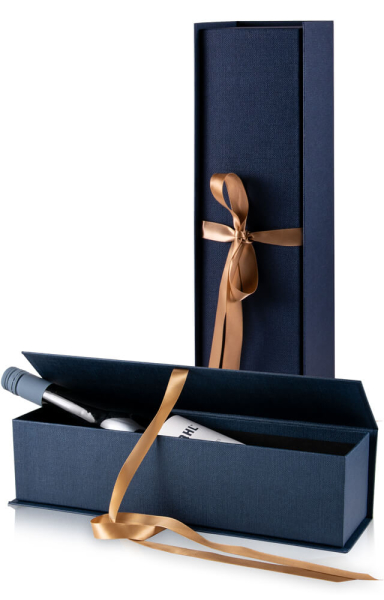 Weinschatulle Luxury Blau