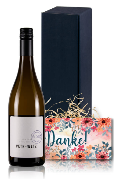 Weißwein Geschenkset Danke