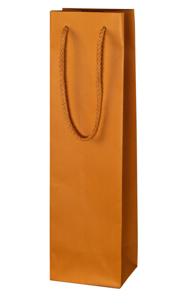 Geschenktüten für Wein "LINO" terrakotta Orange