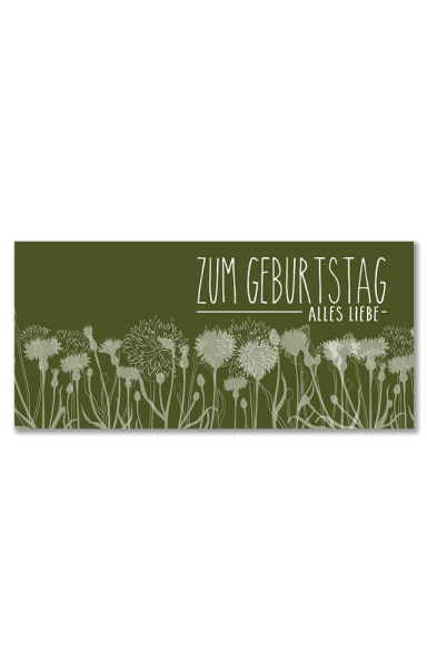 Grußkarte Zum Geburtstag "Blumenwiese"