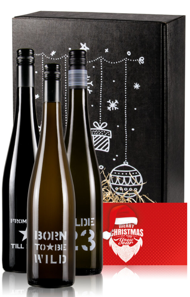 Weingeschenk Wilde Weihnachten 3er