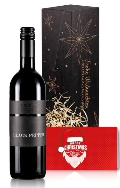 Weingeschenk Wilde Weihnachten Rotwein