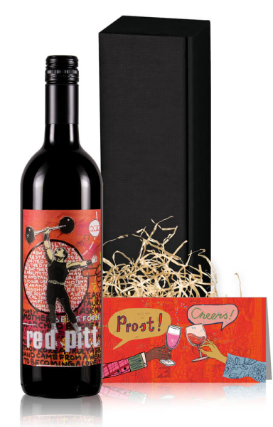 Weingeschenk "Prost!" Rotwein 1er