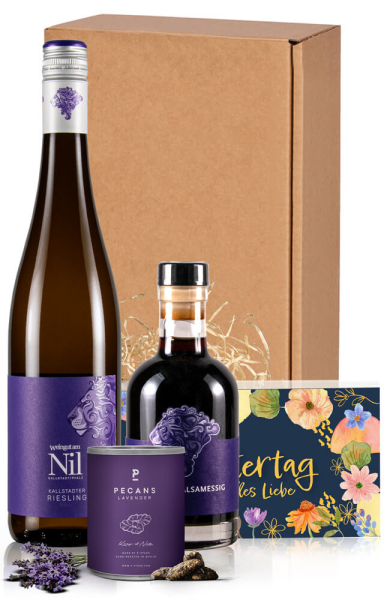 Exklusive Geschenkbox zum Muttertag: Wein- & Feinkost-Genuss
