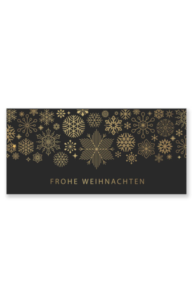 WEiNDOTCOM Weihnachtskarte Schwarz & Natur "Sterne"