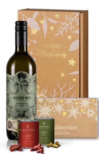 Weingeschenk Hüttenzauber Weißwein