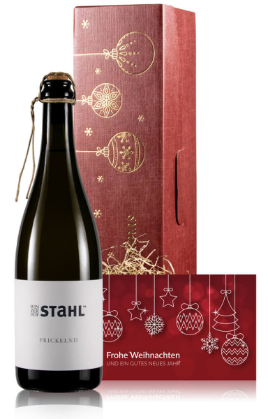 Weihnachtspräsente Sekt Prickelnde Weihnachten