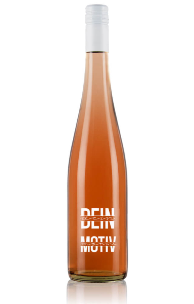 Rose Wein bedrucken lassen - Motiv Beispiel