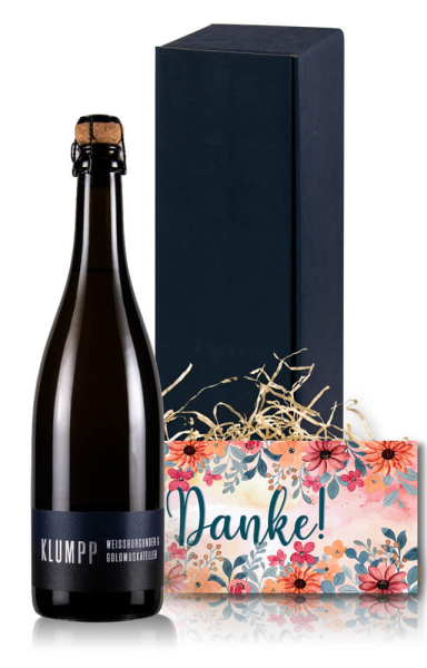 Sektgeschenk "Danke!" Alkoholfreier Traubensecco