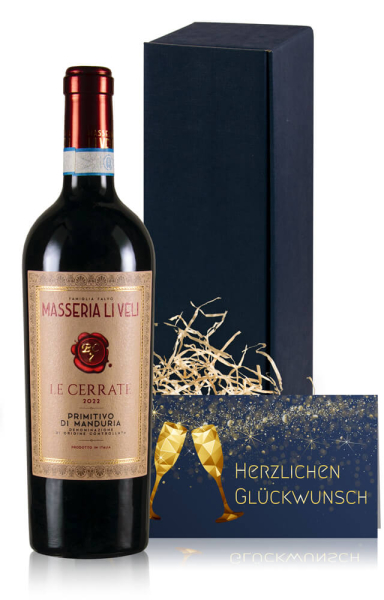 Primitivo Geschenkset Rotwein