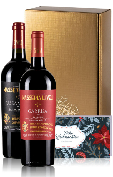 Wein zu Weihnachten verschenken