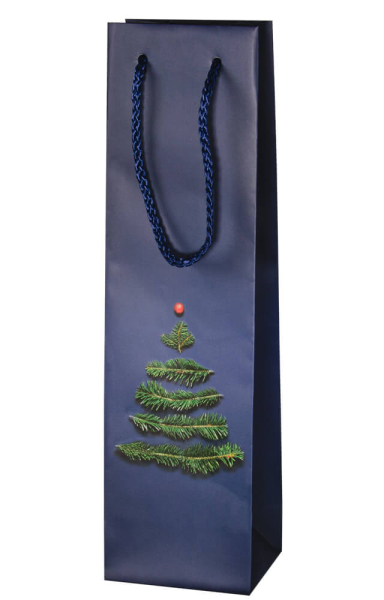 Flaschenbeutel Weihnachten "TANNENBAUM" 1er