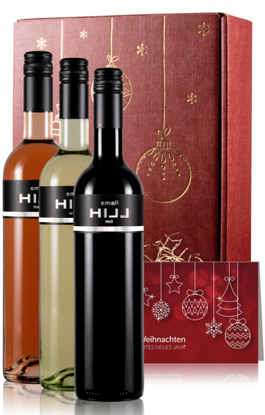 Weihnachtspräsent Wein 3er