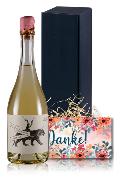 Sektgeschenk Danke Premium